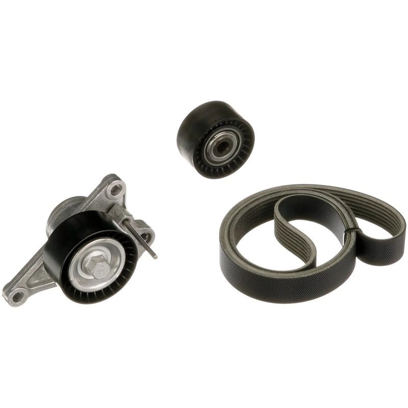 Gates V-Ribbed Belt Set fits Nissan Navara NP300 Pickup 2015 on 2.3