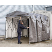 Sealey Extending Steel Garage Extension 2.5 x 4.5 x 2.5m FGE01 Sealey - Dynamic Drive