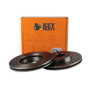 Key Parts 2 x Vented Front Brake Discs KBD4120-x2