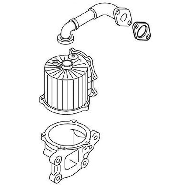 Elring Crankcase Ventilation Gasket Thick from cylinde fits Deutz-Fahr Series 11
