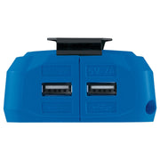 Draper D20 20V USB Adaptor with Two Ports 69249 Draper - Dynamic Drive