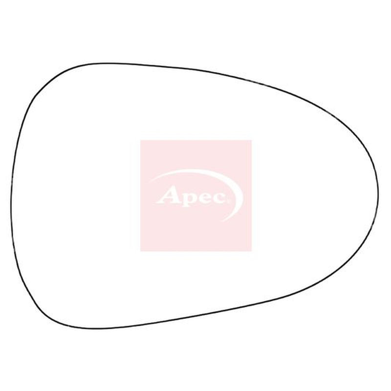 Apec Exterior Wing Mirror Glass Right fits Seat Exeo 2008-2013 2.0