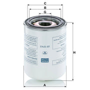 MANN-FILTER Ef 136mm LB 1374/2
