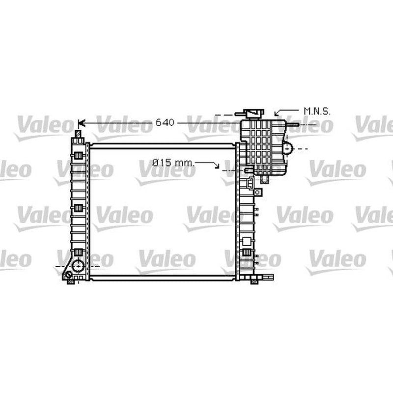 Valeo Engine Radiator 734669