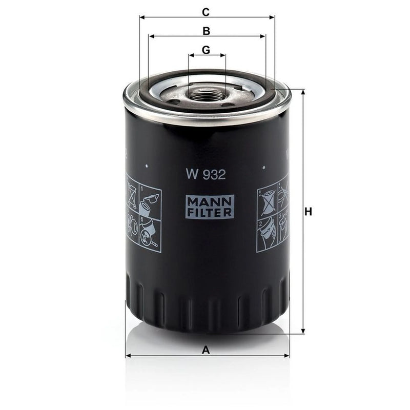 MANN-FILTER Service Kit with Air & Oil Filters fits Renault Espace 1994-1996 2.1