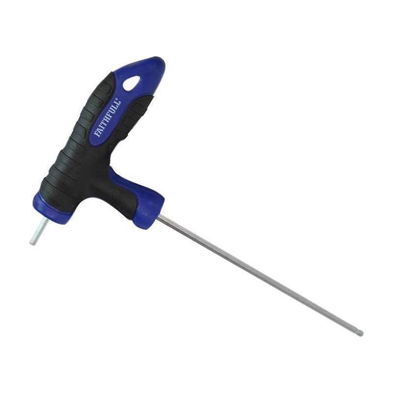 Faithfull Ball Ended T-Handle Hexagon Key 6mm Faithfull - Town Tools