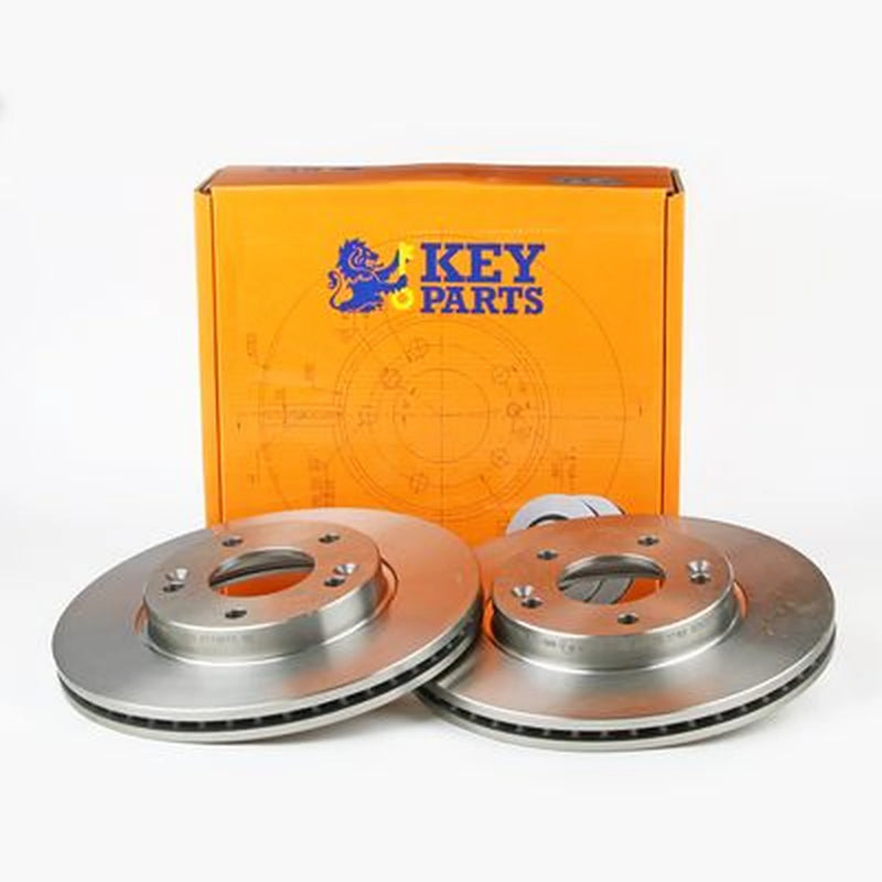 Key Parts 2 x Vented Front Brake Discs KBD5278-x2