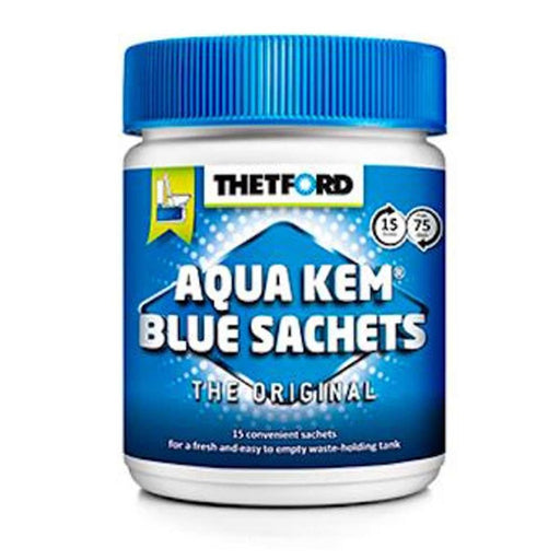 Aqua Kem Blue Toilet Sachets Tub of 15 Thetford - NN4 Online