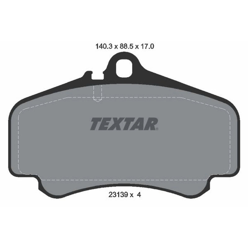 Textar Front Brake Pad Set 2313901