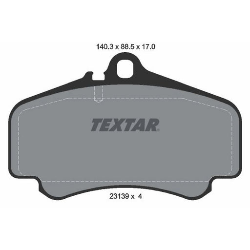 Textar Front Brake Pad Set 2313901