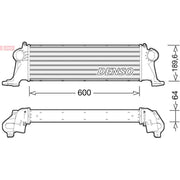 Denso Intercooler (Charge Air Cooler) DIT12004