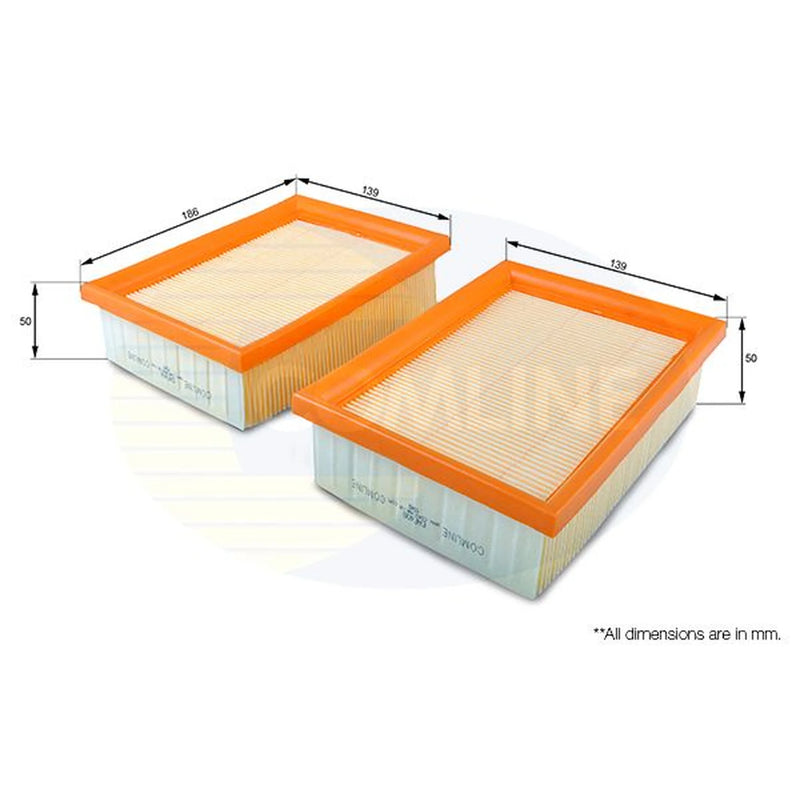 Comline Engine Air Filter fits Seat Arosa 1997-2004 1.0 1.4