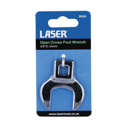 Laser Open Crows Foot Wrench - 3/8"D 24mm 8502 Laser - Dynamic Drive