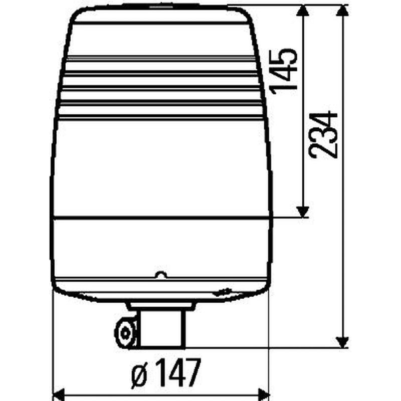 Hella Rotating Beacon Wide High