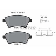 Textar Front Brake Pad Set 2439101