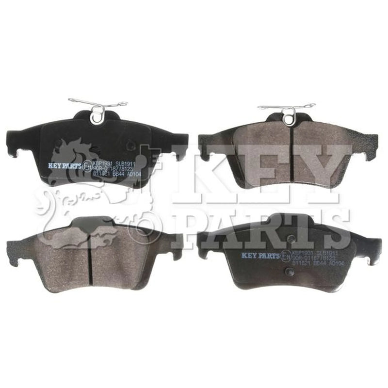 Key Parts Front & Rear Pads fits Renault Megane II 2004-2009 2.0