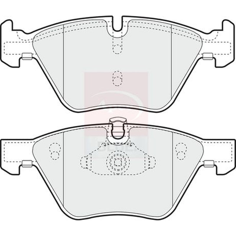 Apec Front Vented & Rear Vented Brake Discs & Pads fits BMW 3 2004-2013