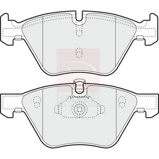 Apec Front Vented & Rear Vented Brake Discs & Pads fits BMW 3 2004-2013