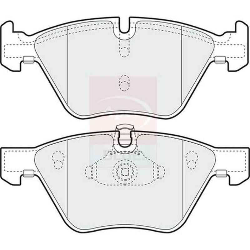 Apec Front Brake Pad Set PD3081