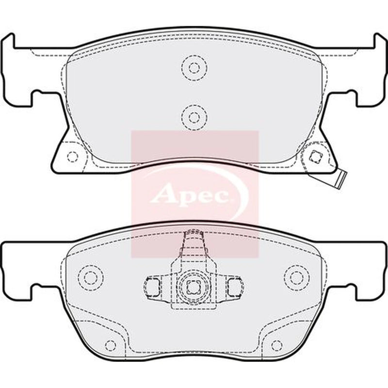 Apec Front Brake Pad Set PAD2103