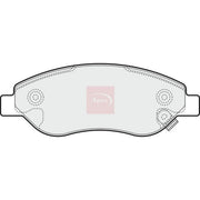 Apec Front Brake Pad Set fits Opel Corsa D 2006-2014 1.4 1.7