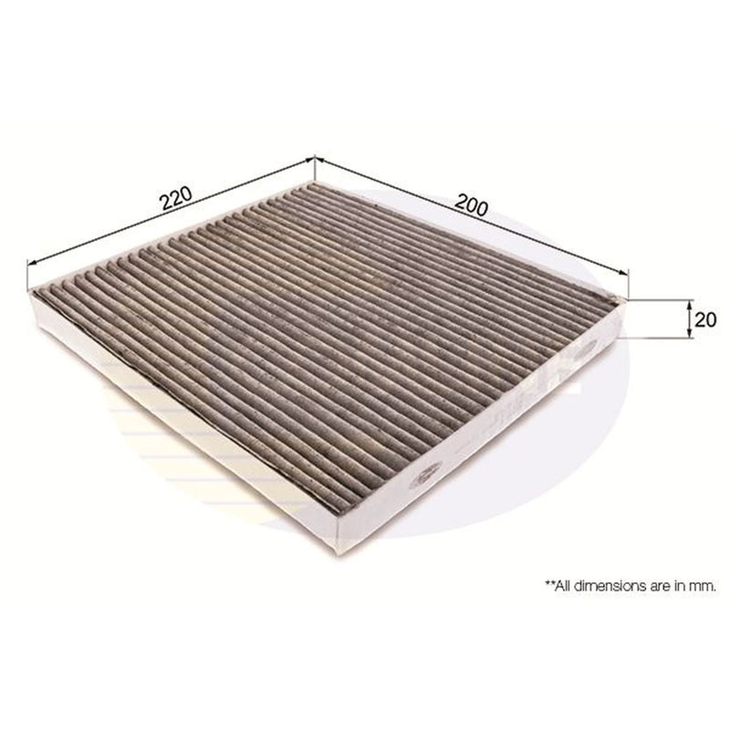 Comline Cabin Air Filter (Pollen Filter) fits Toyota Avensis 2003-2008