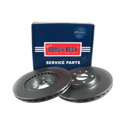 Borg & Beck Front & Rear Brake Discs & Pads fits Alfa Romeo 147 2001-2010
