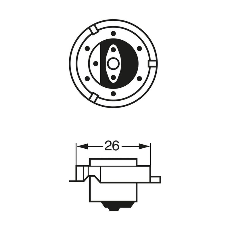 Bosch Car Light Bulb S3 6V 15W