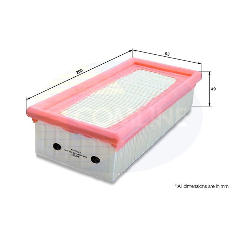 Comline Engine Air Filter fits VW Caddy I 1982-1992 1.5 1.6