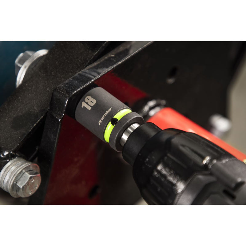 Sealey Impact Socket Set 9pc 1/2"Sq Drive Metric AK5618M Sealey - Dynamic Drive