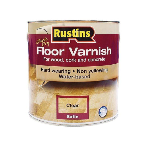 Rustins Quick Dry Floor Varnish Satin 5 litre Rustins - NN4 Online