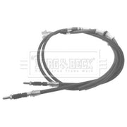 Borg & Beck Handbrake Cable Right Rear BKB2340