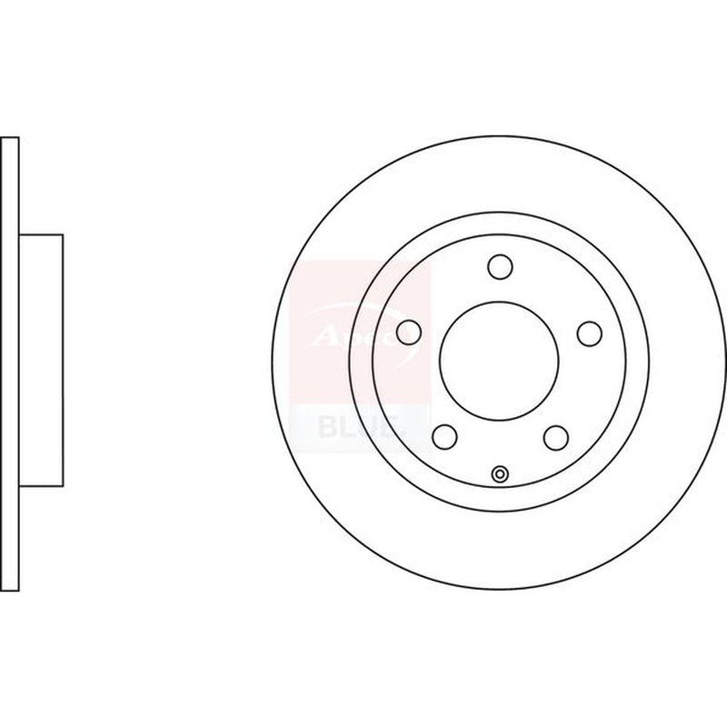 Apec Front & Rear Brake Discs & Pads fits Mazda 3 2013-2019 1.5 1.6 2.0 2.2