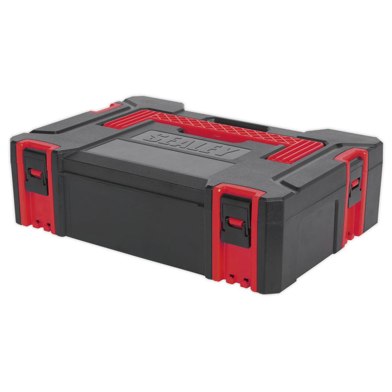 Sealey ABS Stackable Click Together Toolbox Small AP8130 Sealey - Dynamic Drive