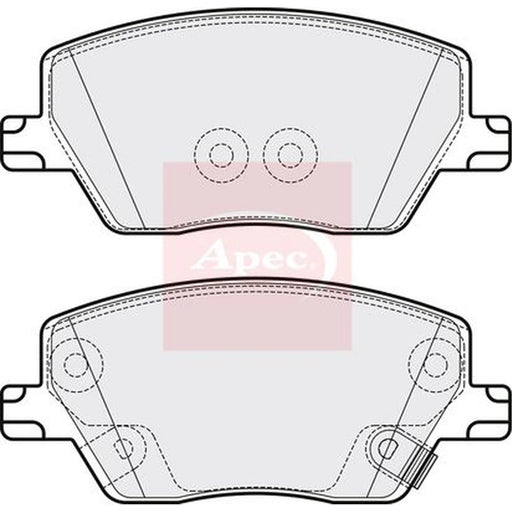 Apec Front Brake Pad Set PAD2138