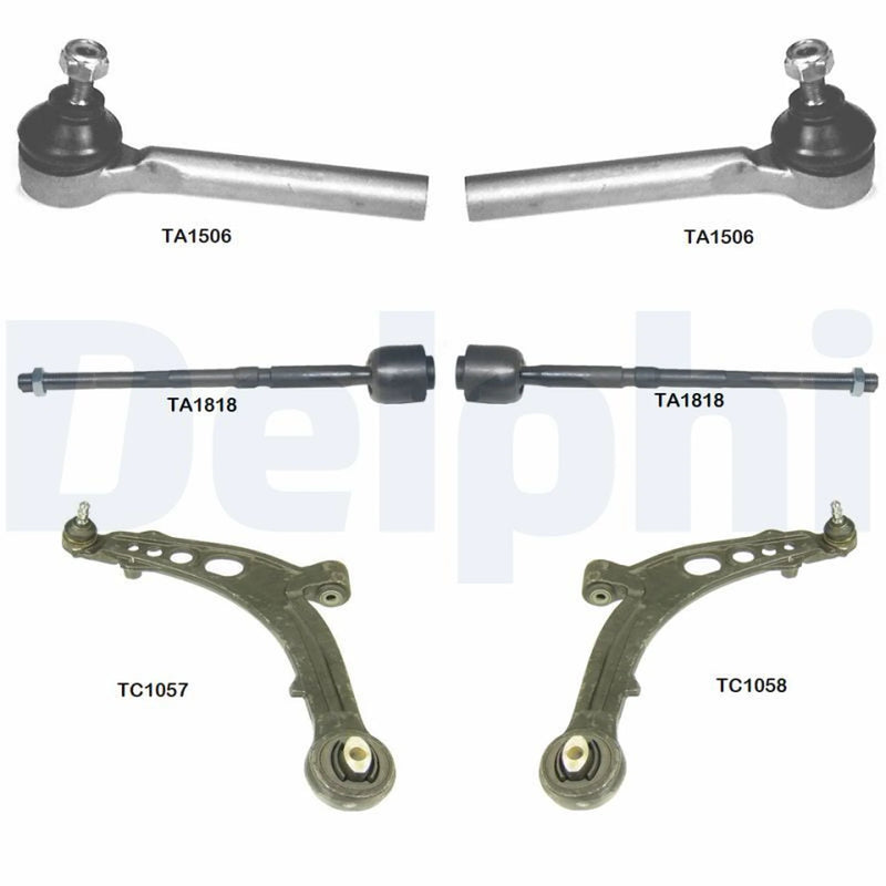 Delphi 6 x Control Arm Repair Kit Front fits Fiat Punto 1999-2012