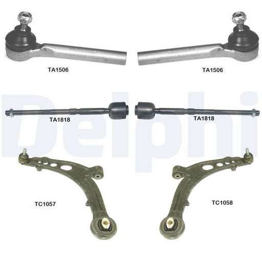 Delphi 6 x Control Arm Repair Kit Front fits Fiat Punto 1999-2012