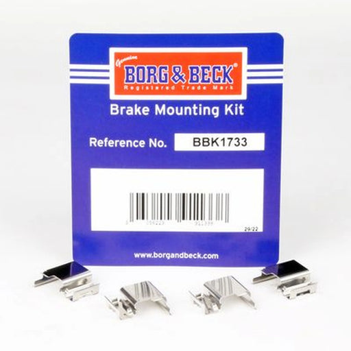 Borg & Beck Brake Pad Accessory Fitting Kit Rear BBK1733