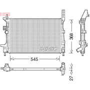 Denso Engine Radiator DRM10029