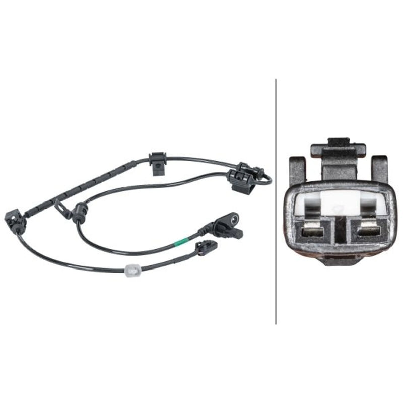 Hella ABS Wheel Speed Sensor Front fits Kia Sportage III 2010-2016 1.6 1.7 2.0