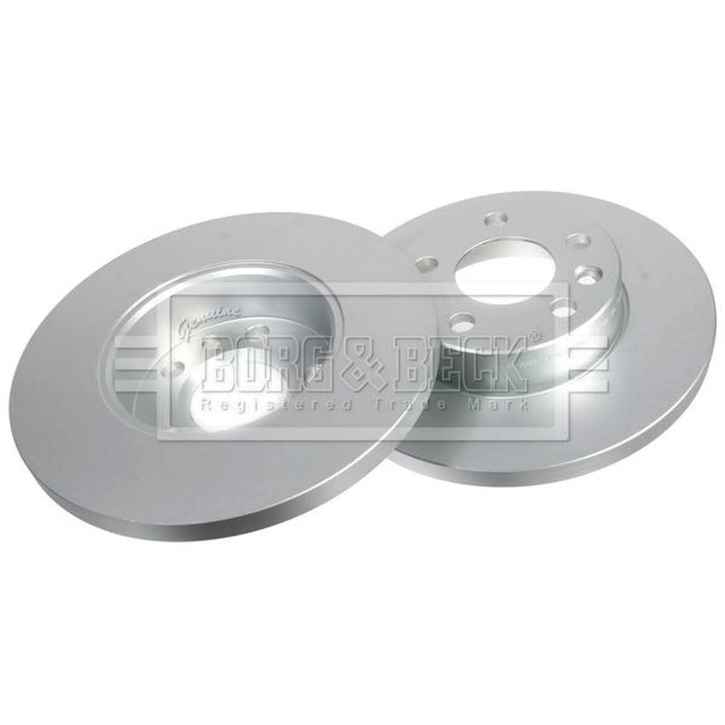 Borg & Beck 2 x Solid Front Brake Discs BBD4115-x2