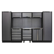 Sealey Superline Pro 3.2m Storage System Stainless Worktop APMSSTACK03SS Sealey - Dynamic Drive