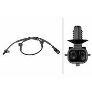 Hella ABS Wheel Speed Sensor Front 6PU 358 216-601