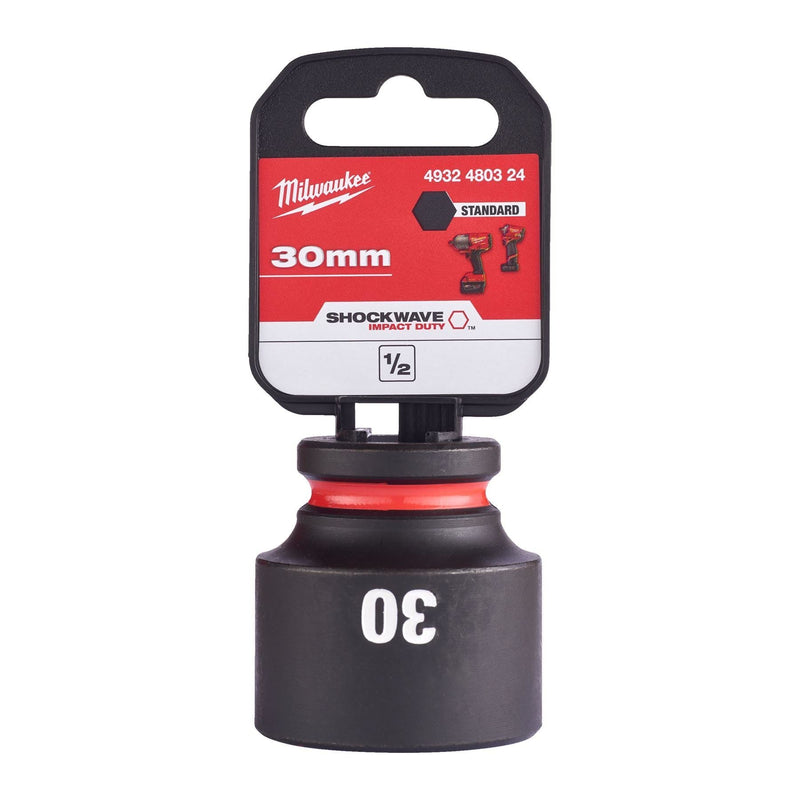 Milwaukee Hex Socket Shw 1/2 Std 30mm-1Pc 4932480324 Milwaukee - Dynamic Drive
