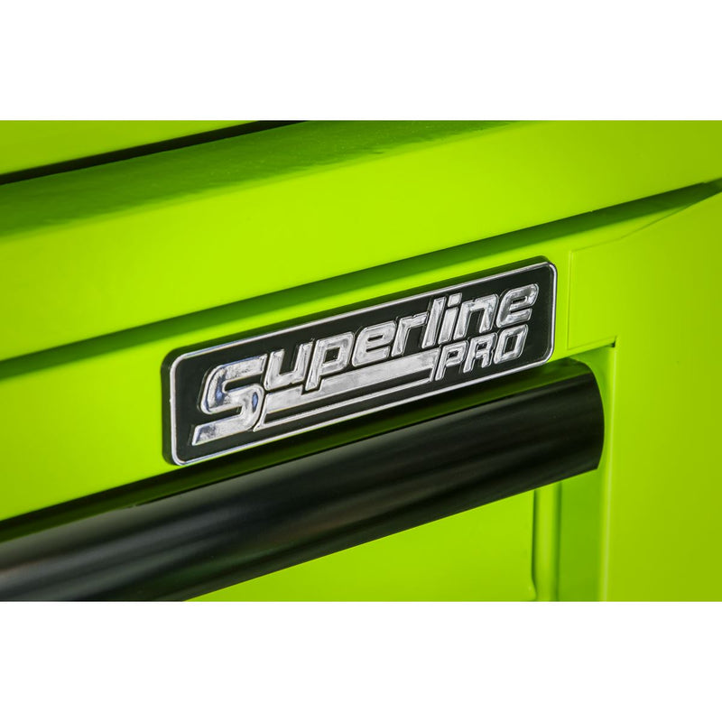 Superline Pro Superline PRO Mid-Box Tool Chest 2 Drawer - Green/Black Superline Pro - Dynamic Drive