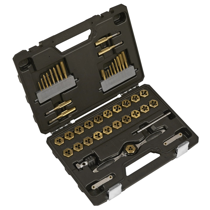 Sealey Premier Hexagonal Tap & Die Set 46 Piece Metric & Imperial AK3046