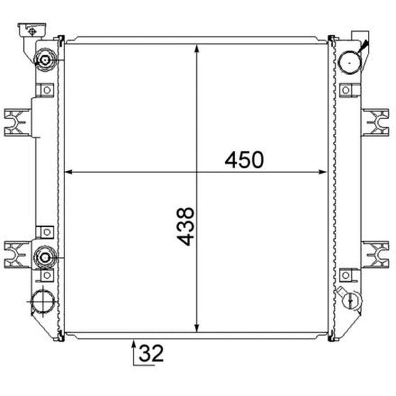 Mahle Engine Radiator