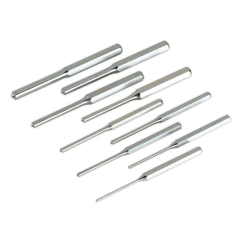 Sealey Roll Pin Punch Set 9pc 3-12mm Metric AK9109M Sealey - Dynamic Drive