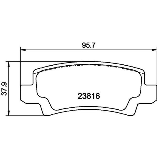 DON Rear Brake Solid Discs & Pads fits Toyota Corolla 2001-2008 1.4 1.6 1.8