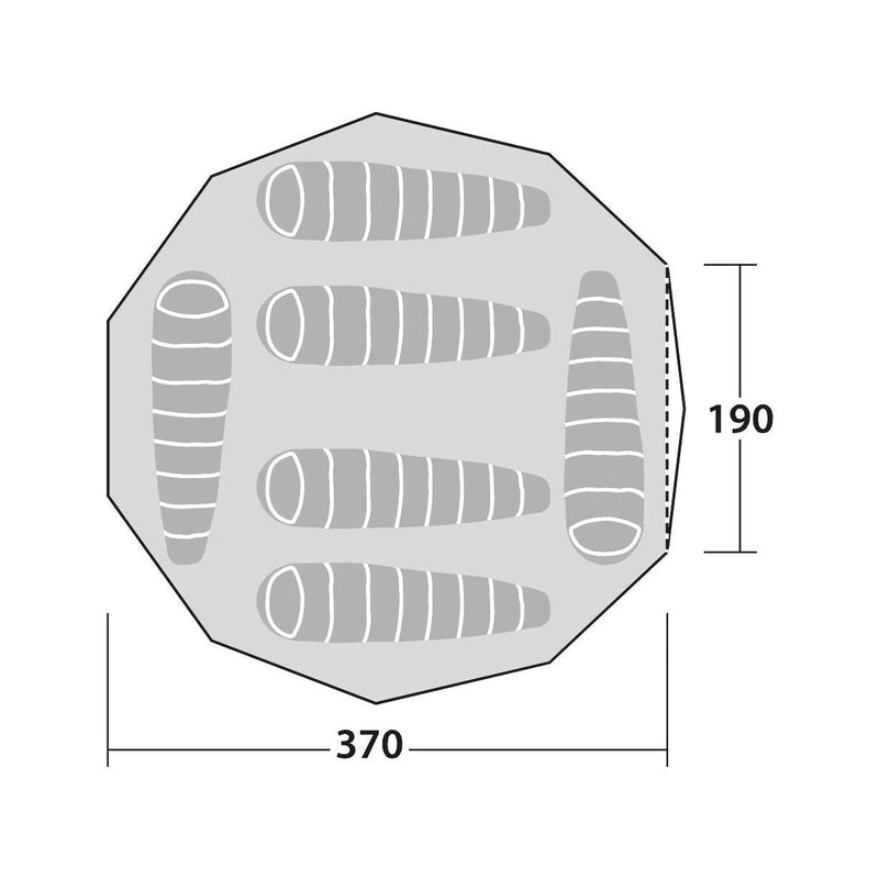 Robens Klondike PRS 6 Berth Poled Tent Robens - Dynamic Drive
